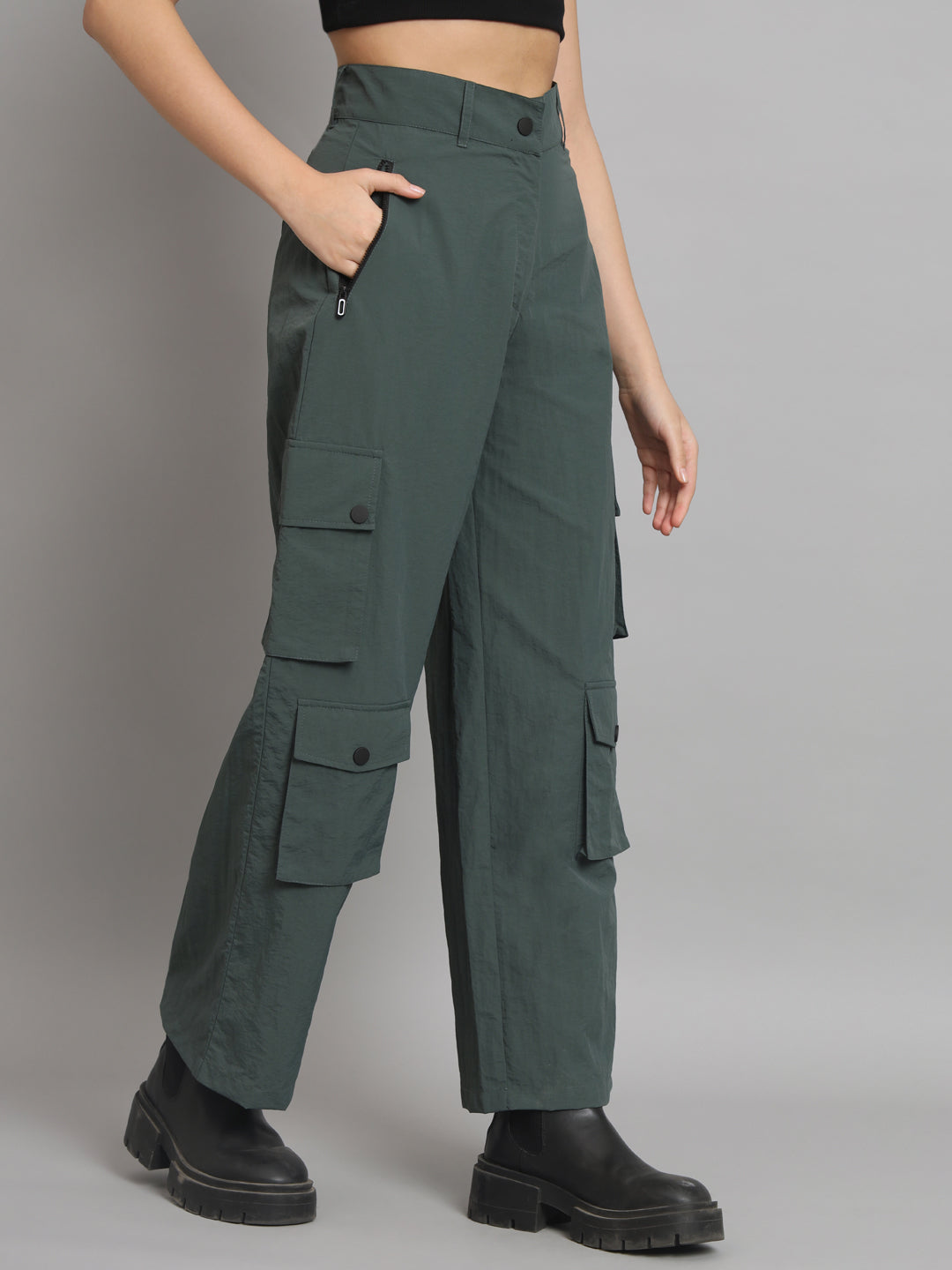 Green Parachute Pants
