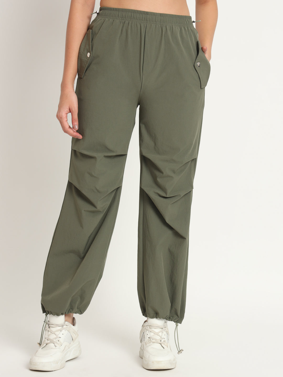 Olive   SAFARI PARACHUTE JOGGERS