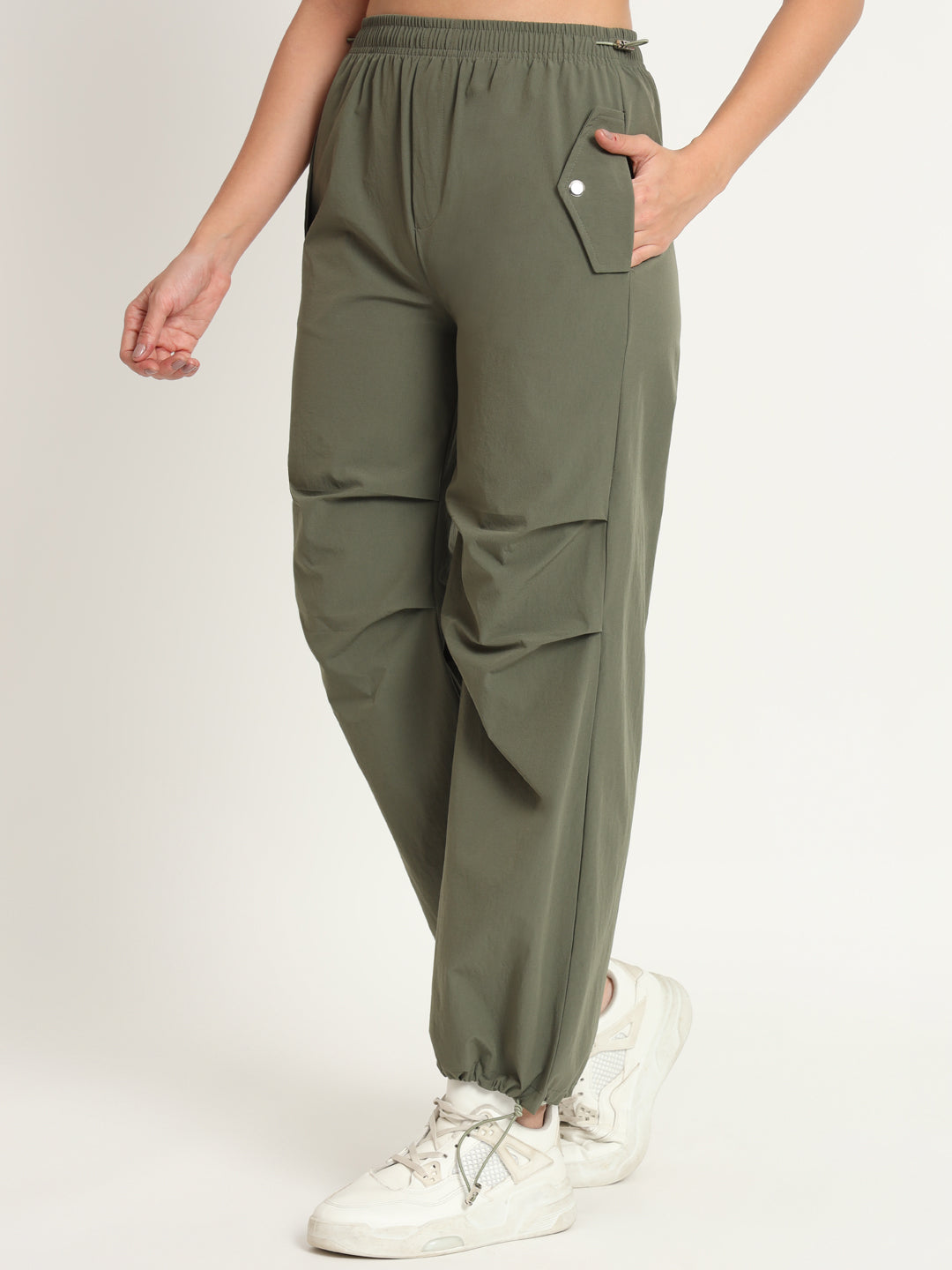 Olive   SAFARI PARACHUTE JOGGERS