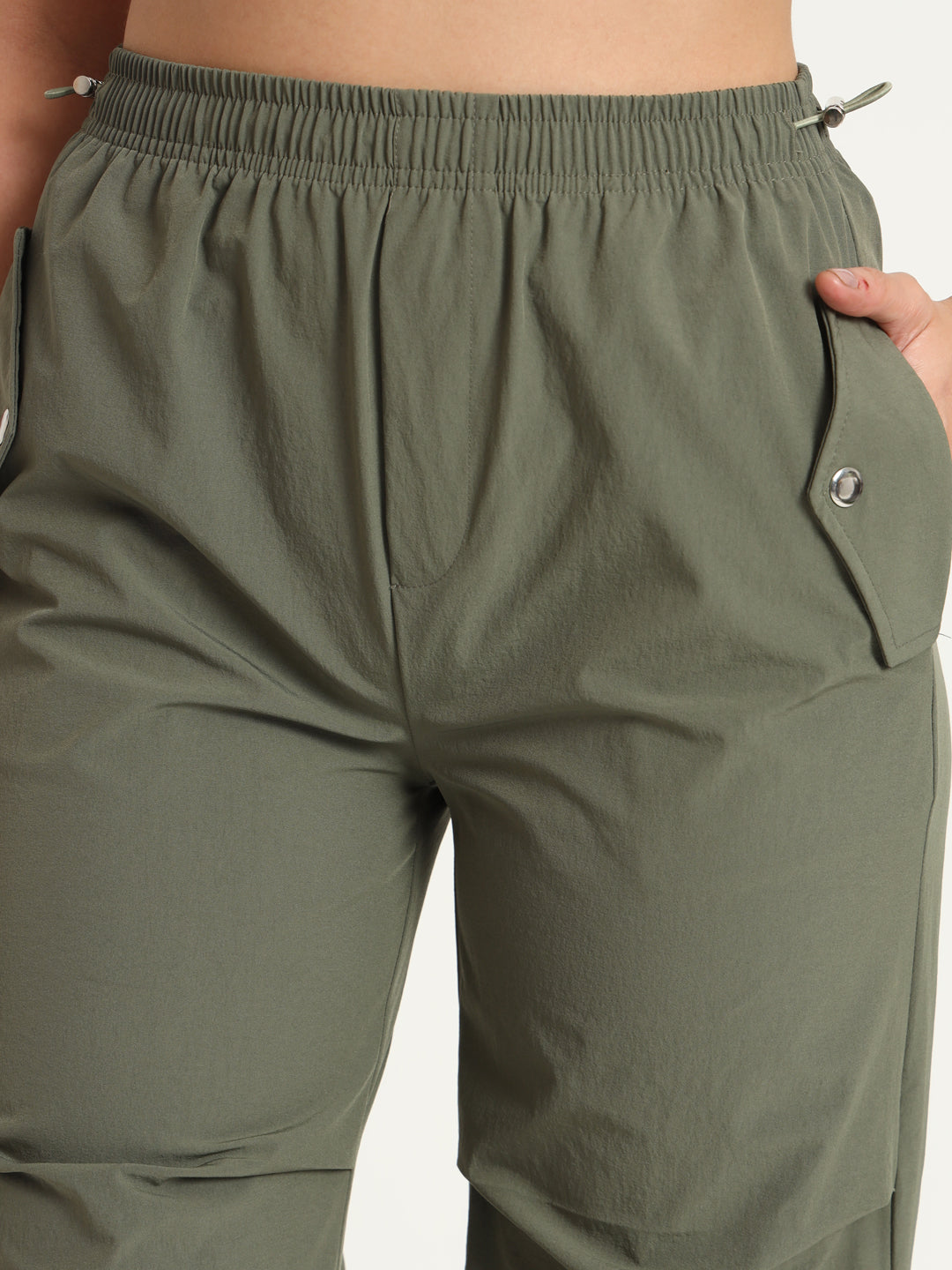 Olive   SAFARI PARACHUTE JOGGERS