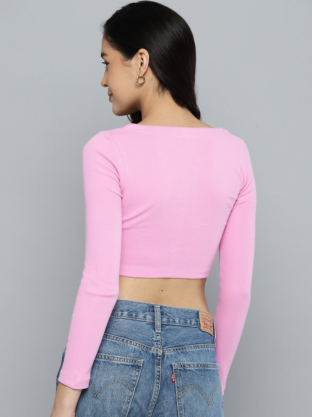 Ambiance Apparel Ambiance Light Pink Crop Top Size M - $9 (64