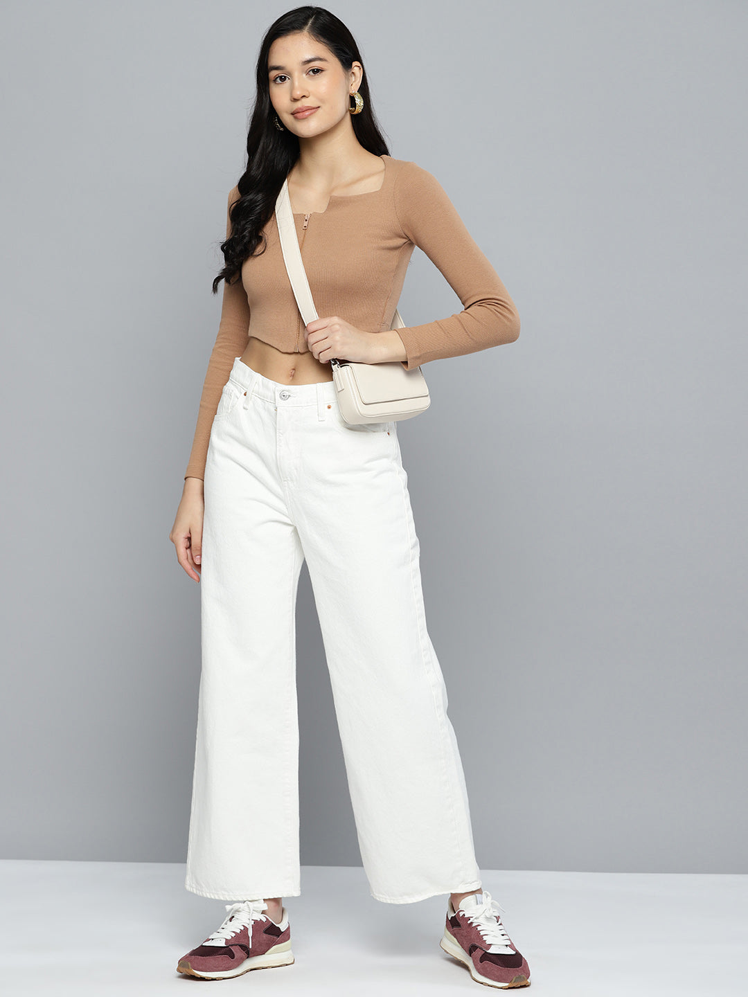 Women Cotton Fitted Crop Top