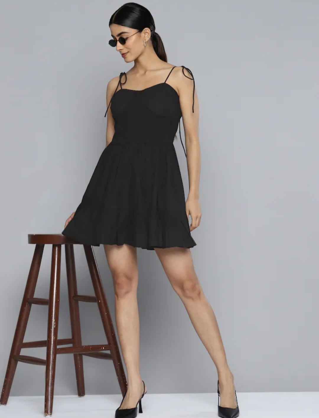 Black a clearance line mini dress